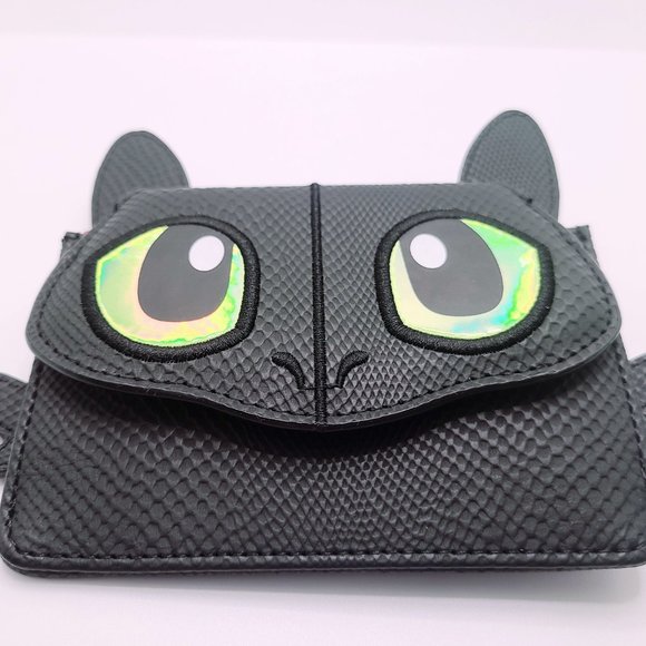 How To Train Your Dragon Toothless NightFury Face Clutch Wallet NEW - Picture 3 of 7